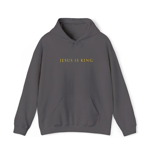 Jesus Is King Embroidered Hoodie