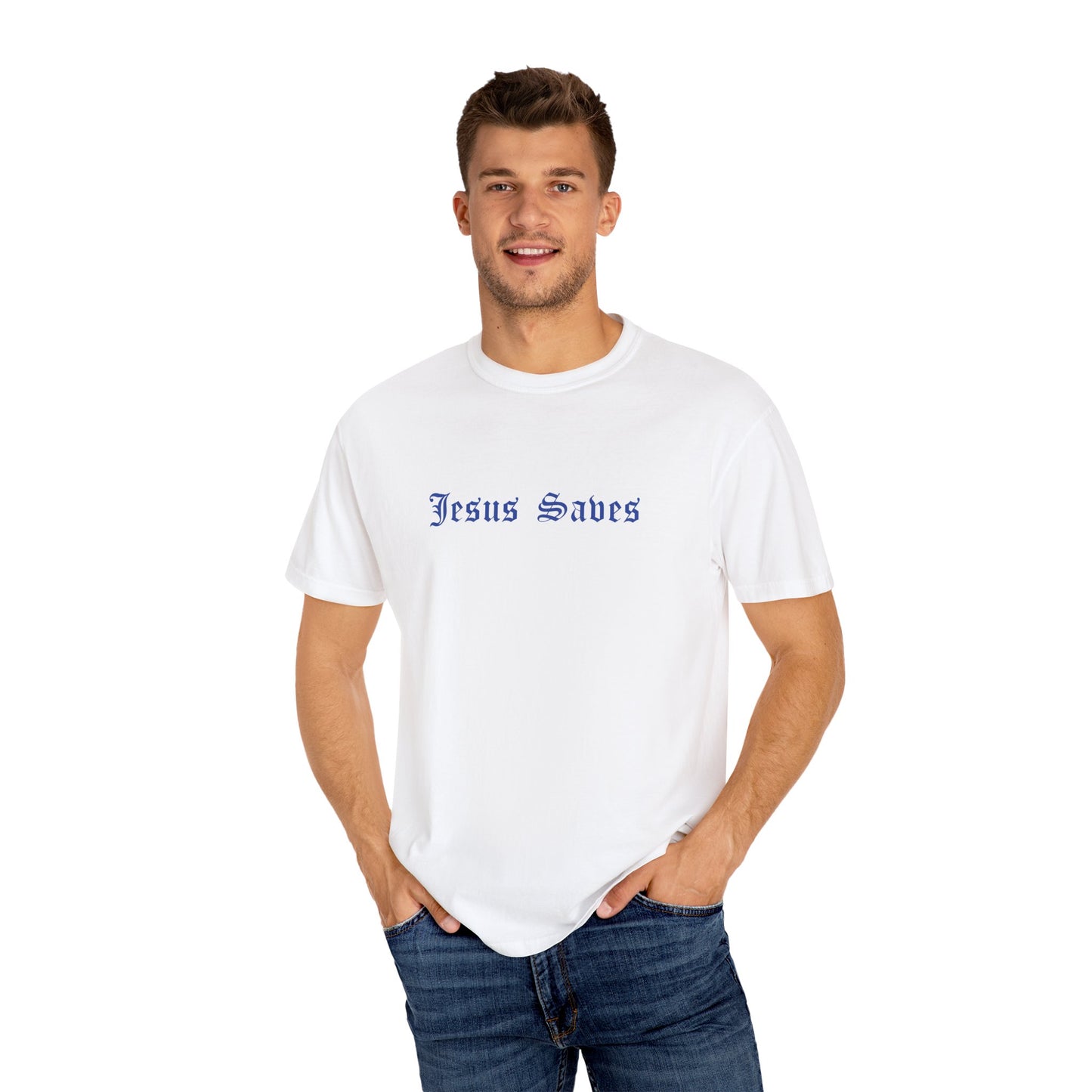 Jesus Saves Dyed T-Shirt