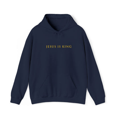 Jesus Is King Embroidered Hoodie