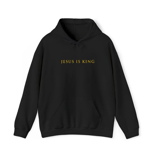 Jesus Is King Embroidered Hoodie