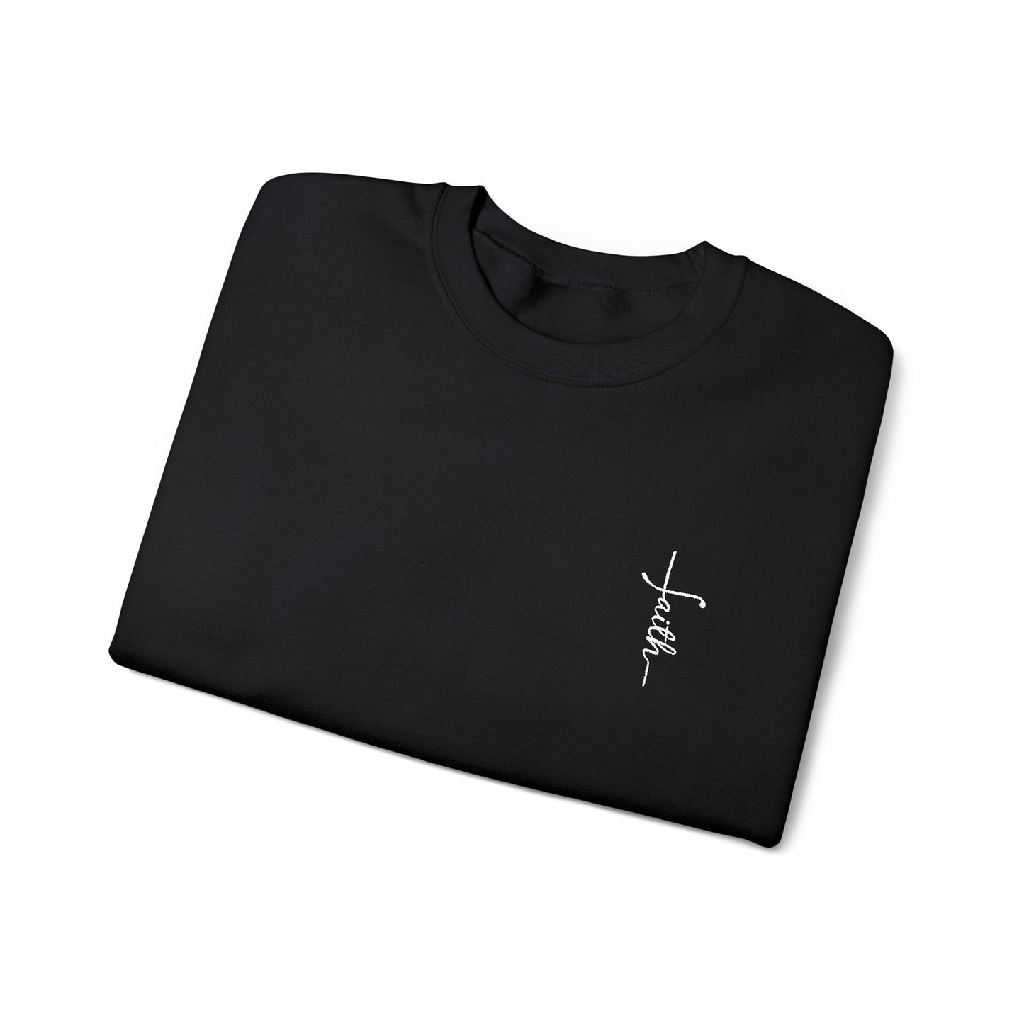 Faith Embroidered Crewneck Sweatshirt