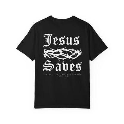 Jesus Saves Dyed T-Shirt