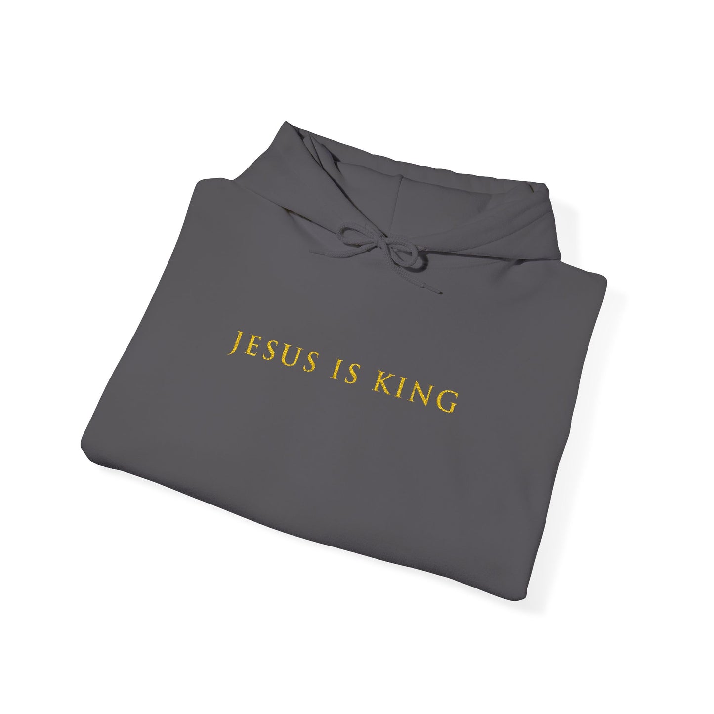 Jesus Is King Embroidered Hoodie