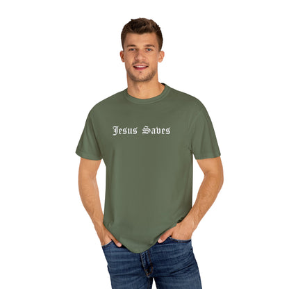 Jesus Saves Dyed T-Shirt