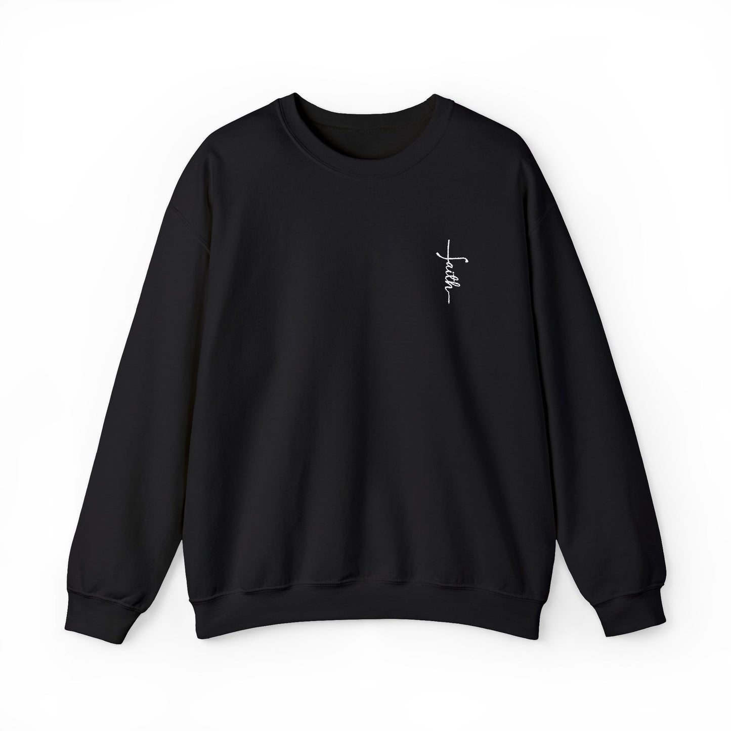 Faith Embroidered Crewneck Sweatshirt