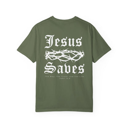 Jesus Saves Dyed T-Shirt