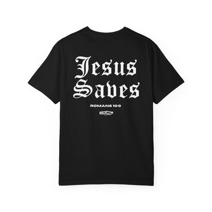 Jesus Saves v2 Dyed T-shirt