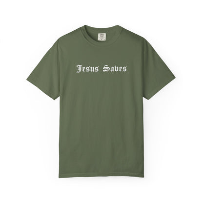 Jesus Saves Dyed T-Shirt