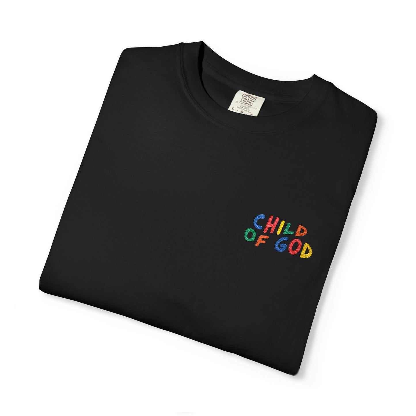 Child of God Embroidered Dyed T-shirt