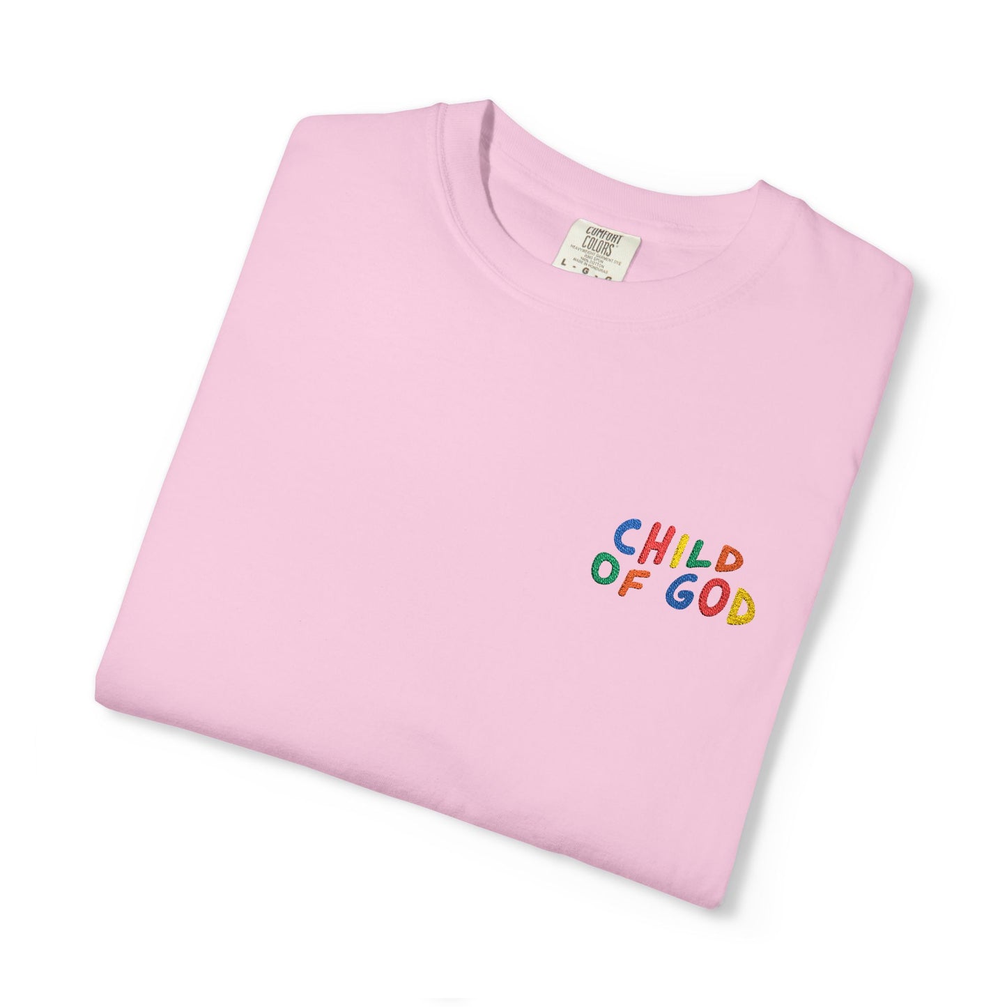 Child of God Embroidered Dyed T-shirt